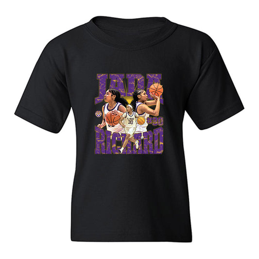 LSU - NCAA Women's Basketball : Jada Richard - Collage Youth T-Shirt-0