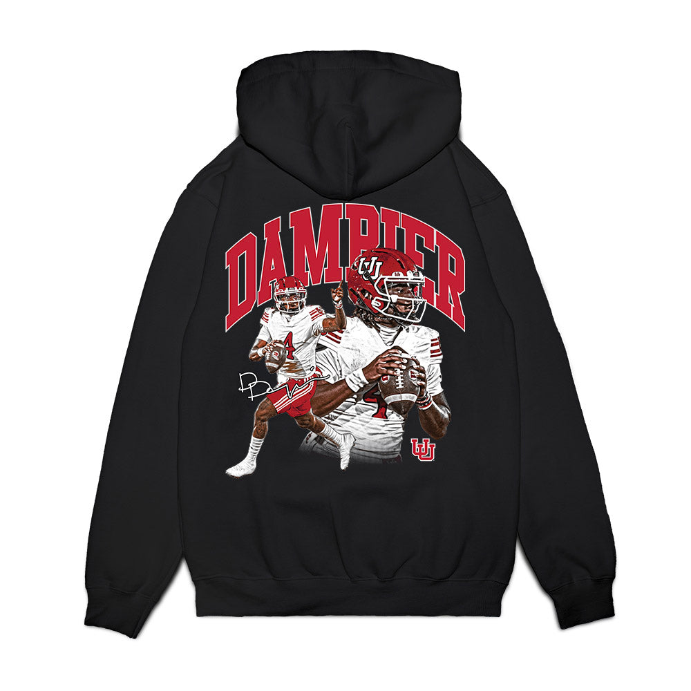 Utah - NCAA Football : Devon Dampier - Collage Premium Hooded Sweatshirt-1