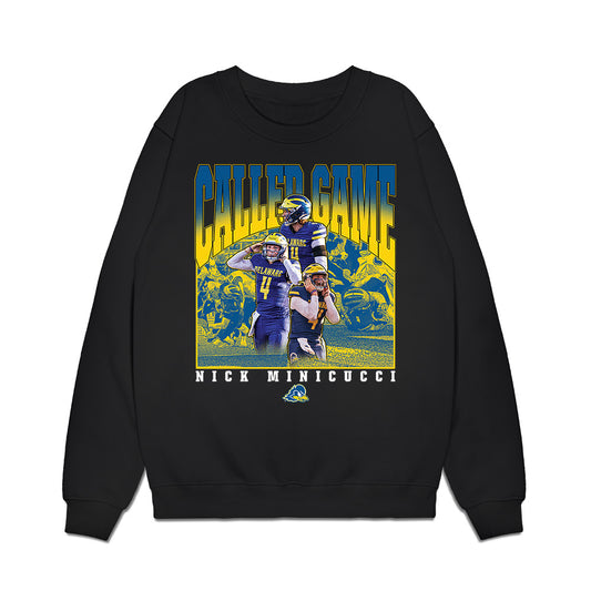 Delaware - NCAA Football : Nicholas Minicucci - Called Game Premium Crewneck Sweatshirt-0