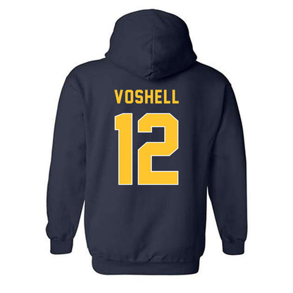 TCNJ - NCAA Women's Basketball : Olivia Voshell - Classic Shersey Hooded Sweatshirt-1