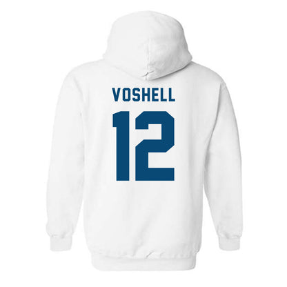 TCNJ - NCAA Women's Basketball : Olivia Voshell - Classic Shersey Hooded Sweatshirt-1