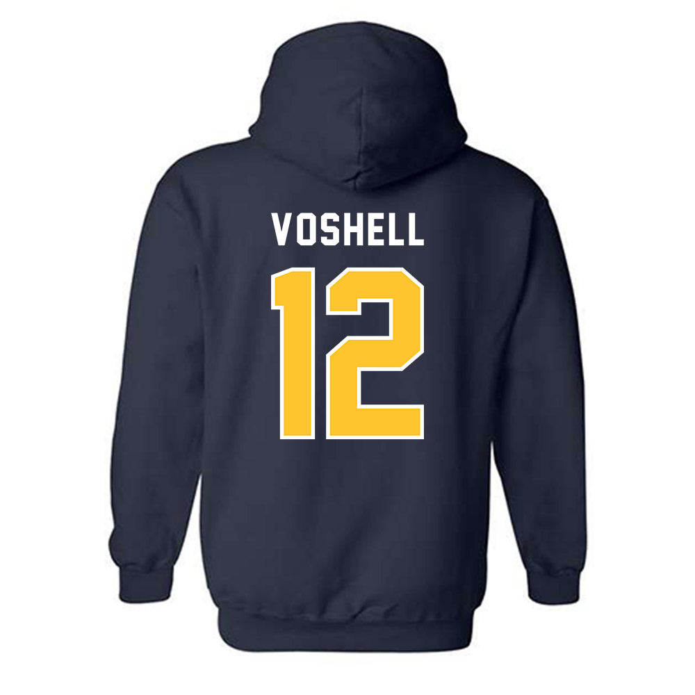 TCNJ - NCAA Women's Basketball : Olivia Voshell - Classic Shersey Hooded Sweatshirt-1