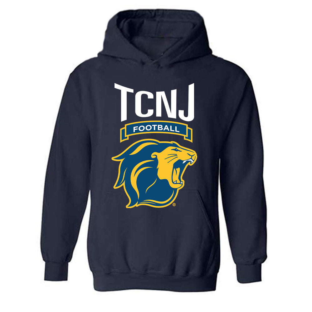 TCNJ - NCAA Football : Michael Strachan - Classic Shersey Hooded Sweatshirt-0