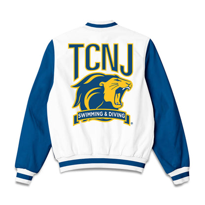 TCNJ - NCAA Men's Swimming & Diving : Matt Jensen - Bomber Jacket-1