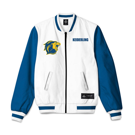 TCNJ - NCAA Men's Swimming & Diving : Owyn Keiderling - Bomber Jacket-0