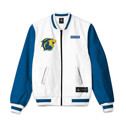 TCNJ - NCAA Men's Swimming & Diving : Matt Jensen - Bomber Jacket-0