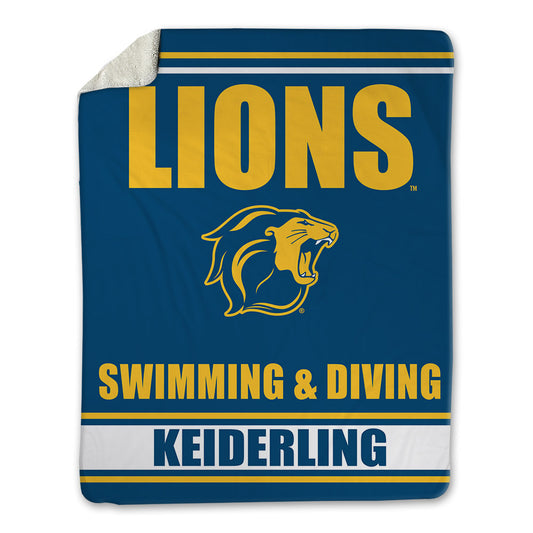 TCNJ - NCAA Men's Swimming & Diving : Owyn Keiderling - Blanket-0