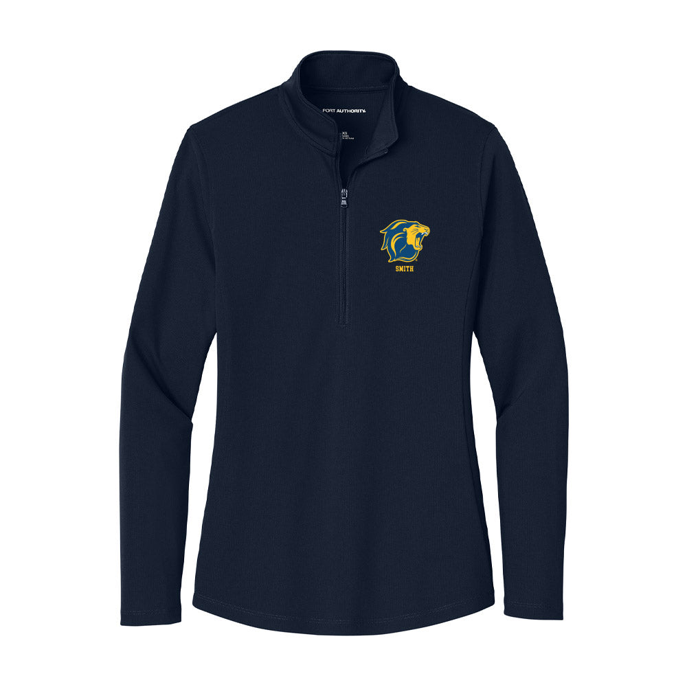 TCNJ - NCAA Men's Swimming & Diving : Riley Smith - Women's Lightweight Quarter Zip Jacket-0