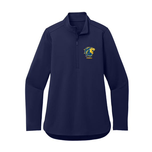 TCNJ - NCAA Women's Basketball : Olivia Voshell - Women's Premium Quarter Zip Jacket-0