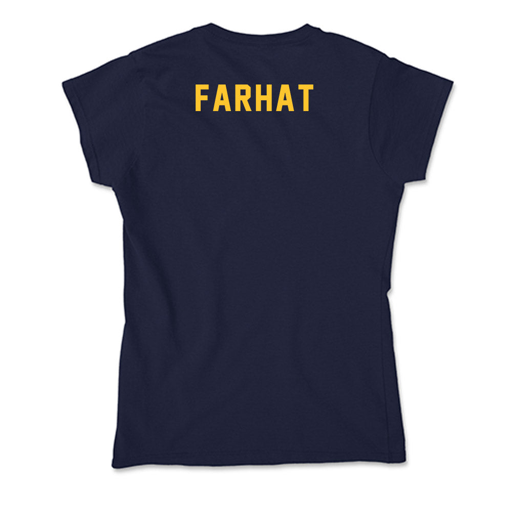 TCNJ - NCAA Men's Track & Field : Christian Farhat - Soft Style Women’s T-Shirt-1