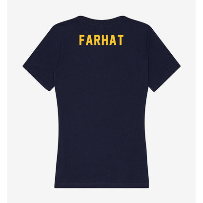 TCNJ - NCAA Men's Track & Field : Christian Farhat - Women's V-Neck T-Shirt-1