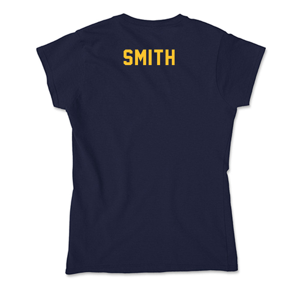 TCNJ - NCAA Men's Swimming & Diving : Riley Smith - Soft Style Women’s T-Shirt-1
