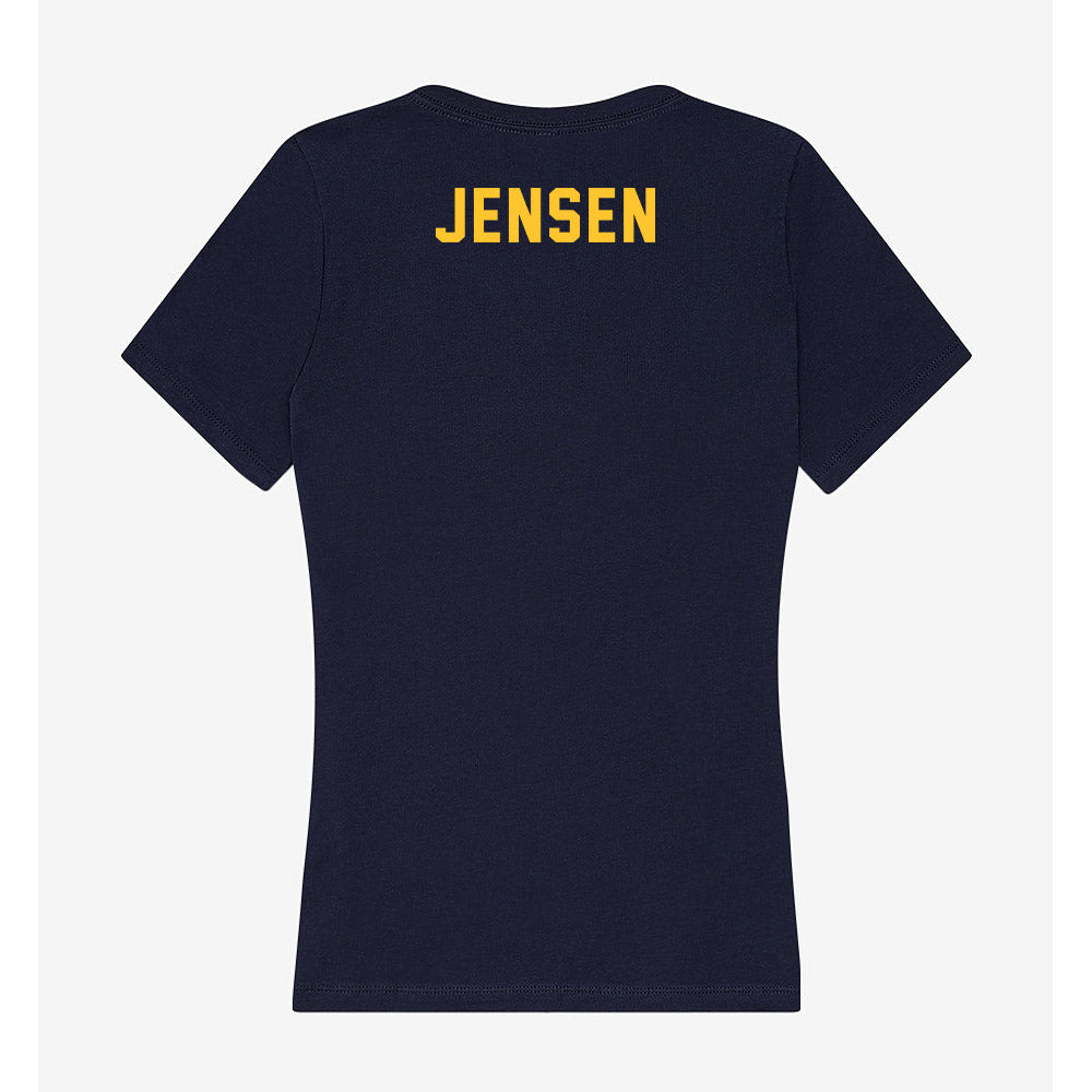 TCNJ - NCAA Men's Swimming & Diving : Matt Jensen - Women's V-Neck T-Shirt-1