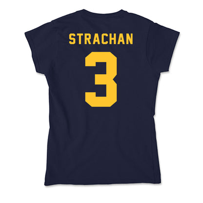 TCNJ - NCAA Football : Michael Strachan - Soft Style Women’s T-Shirt-1