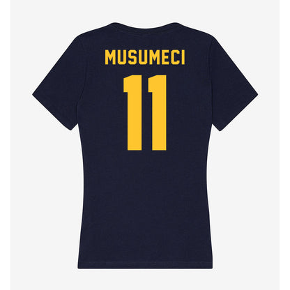 TCNJ - NCAA Football : Mark Musumeci - Women's V-Neck T-Shirt-1