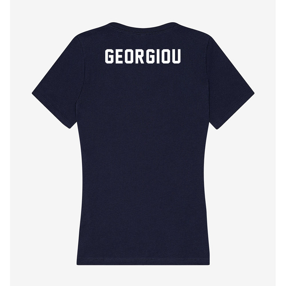TCNJ - NCAA Women's Track & Field : Maria Georgiou - Women's V-Neck T-Shirt-1