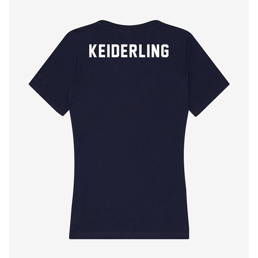 TCNJ - NCAA Men's Swimming & Diving : Owyn Keiderling - Women's V-Neck T-Shirt-1