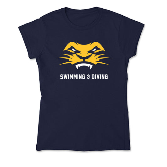 TCNJ - NCAA Men's Swimming & Diving : Matt Jensen - Soft Style Women’s T-Shirt-0