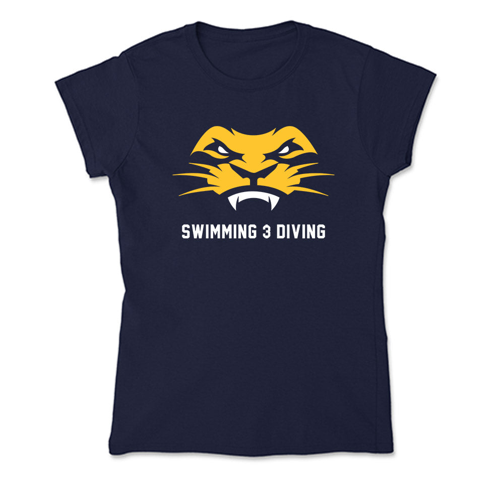 TCNJ - NCAA Men's Swimming & Diving : Riley Smith - Soft Style Women’s T-Shirt-0