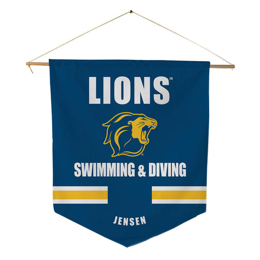 TCNJ - NCAA Men's Swimming & Diving : Matt Jensen - Pennant - 18" x 21"-0