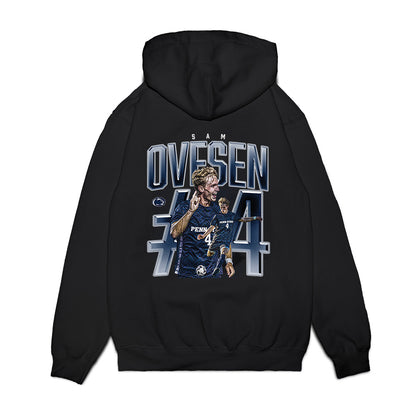 Penn State - NCAA Men's Soccer : Samuel Ovesen - Collage Premium Hooded Sweatshirt-1