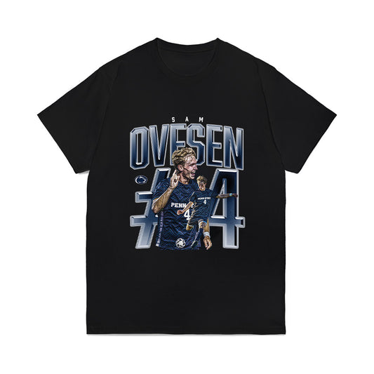 Penn State - NCAA Men's Soccer : Samuel Ovesen - Collage Comfort Colors T-Shirt-0