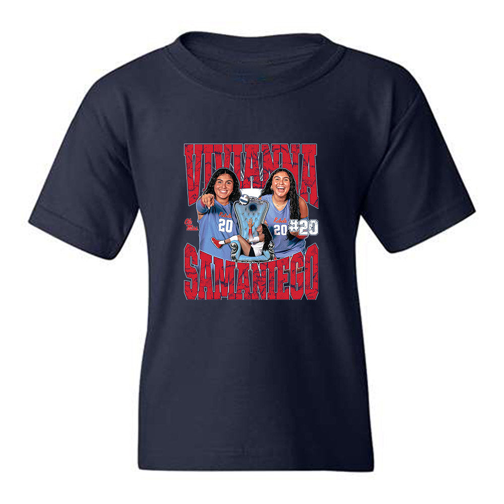 Ole Miss - NCAA Women's Volleyball : Vivianna Samaniego - Collage Youth T-Shirt-0