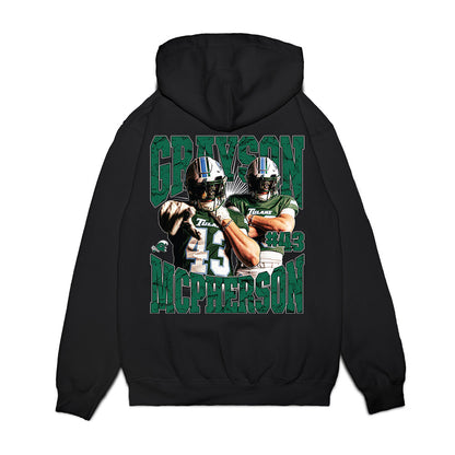 Tulane - NCAA Football : Grayson McPherson - Collage Premium Hooded Sweatshirt-1