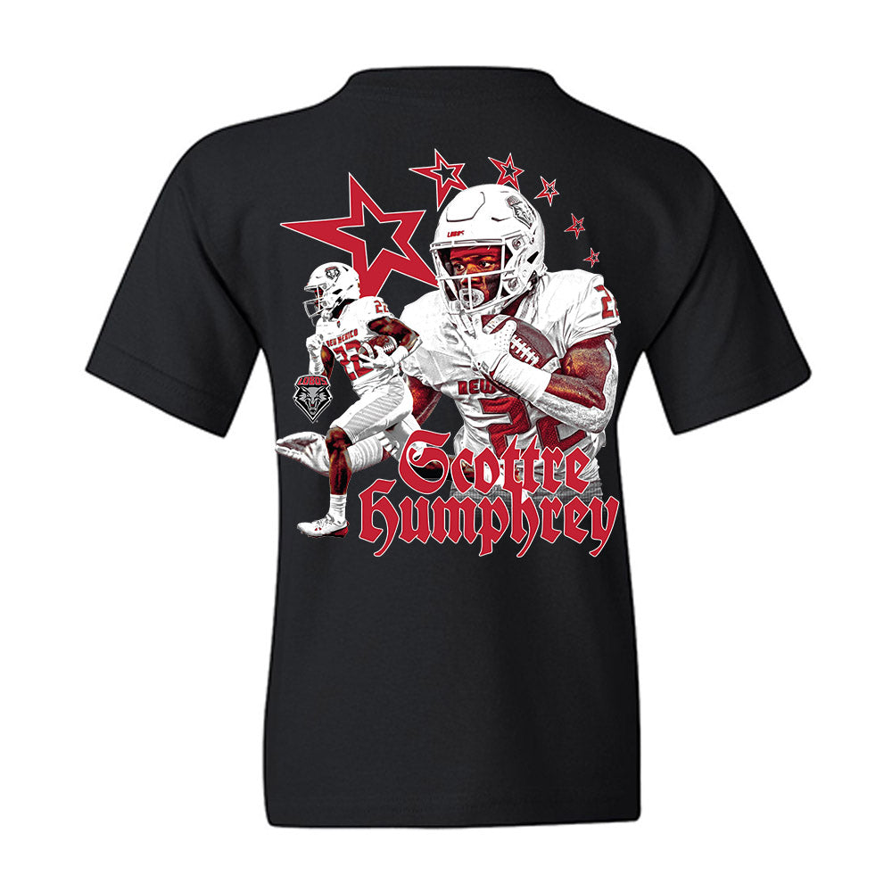 New Mexico - NCAA Football : Scottre Humphrey - Graphic Youth T-Shirt-1