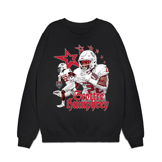 New Mexico - NCAA Football : Scottre Humphrey - Graphic Premium Crewneck Sweatshirt-0