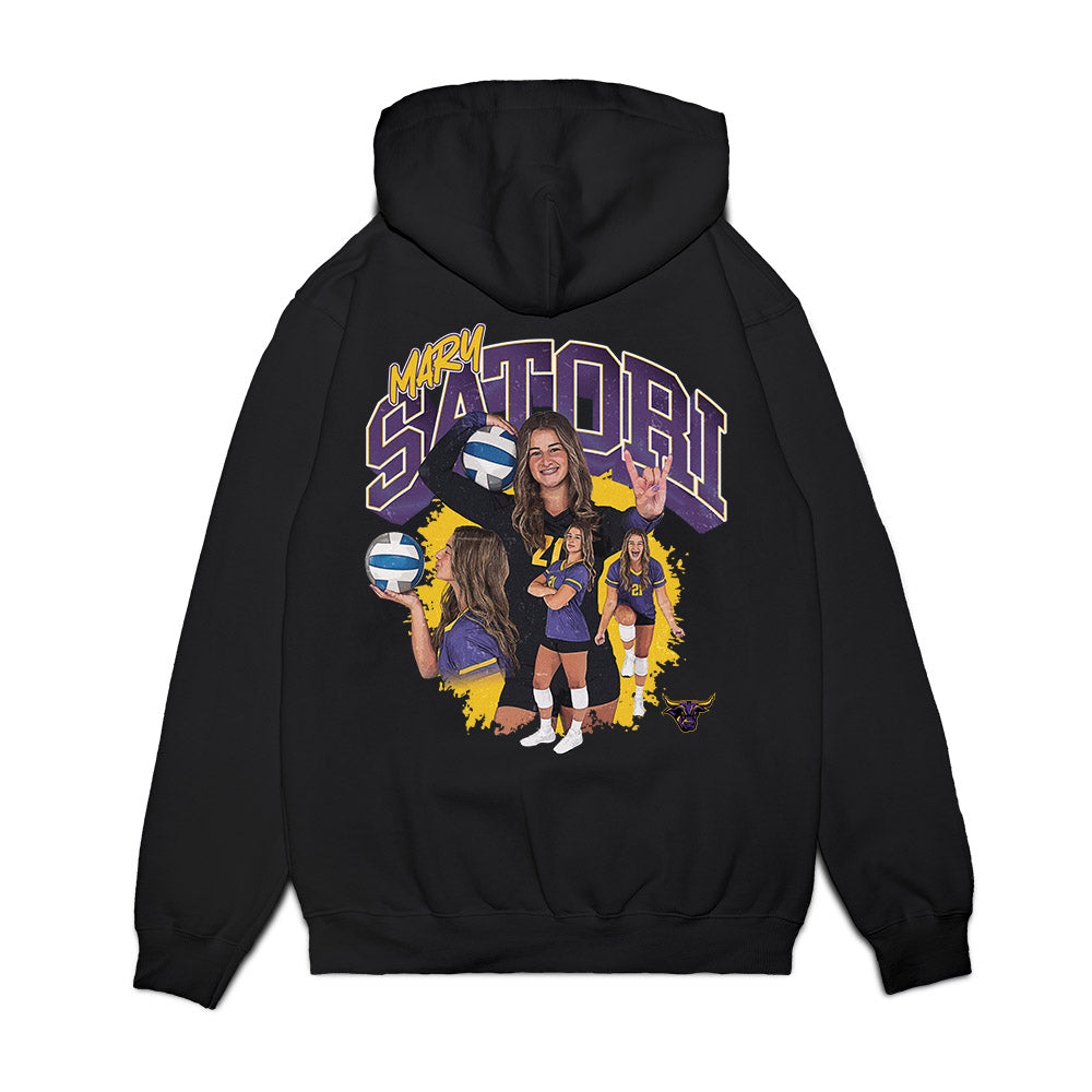 Minn. St. - NCAA Women's Volleyball : Mary Satori - Collage Premium Hooded Sweatshirt-1