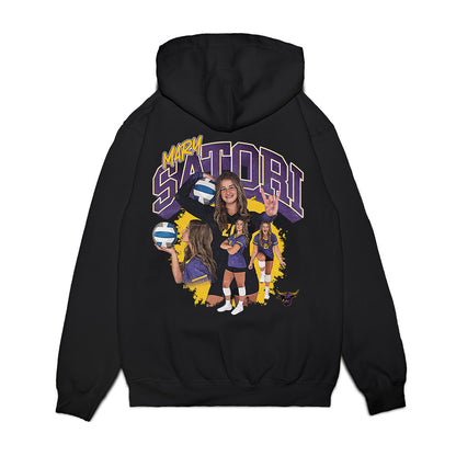 Minn. St. - NCAA Women's Volleyball : Mary Satori - Collage Premium Hooded Sweatshirt-1