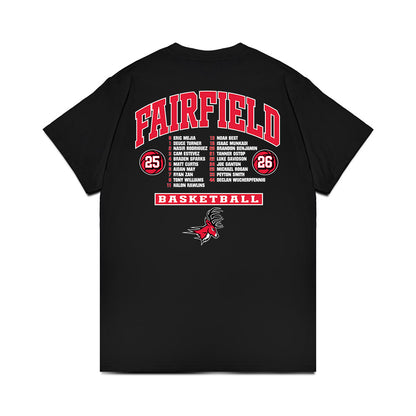 Fairfield - NCAA Men's Basketball : - Roster Comfort Colors T-Shirt-1