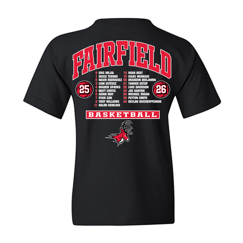 Fairfield - NCAA Men's Basketball : - Roster Youth T-Shirt-1