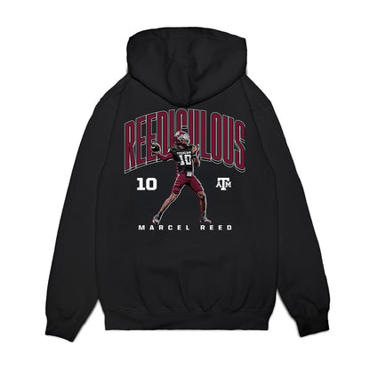 Texas A&M - NCAA Football : Marcel Reed - Reediculous Caricature Premium Hooded Sweatshirt-1