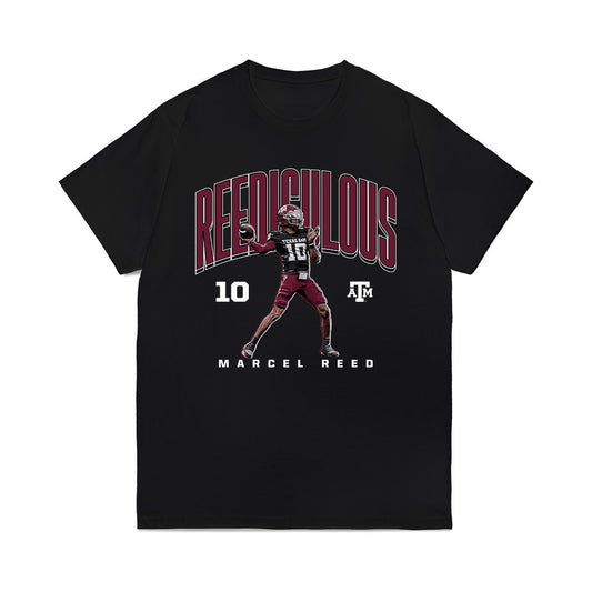 Texas A&M - NCAA Football : Marcel Reed - Reediculous Caricature Comfort Colors T-Shirt-0