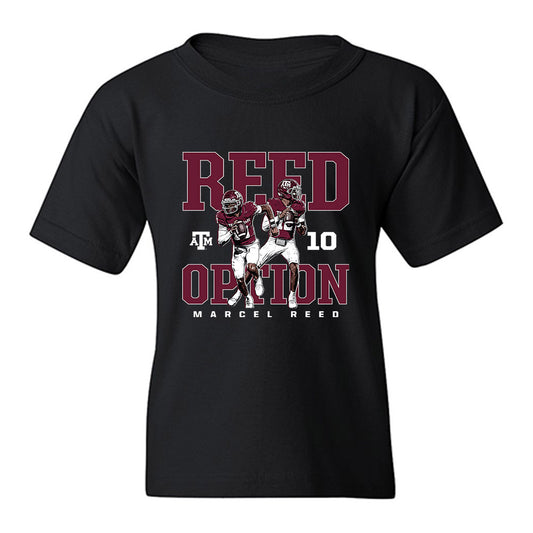 Texas A&M - NCAA Football : Marcel Reed - Reed Option Youth T-Shirt-0