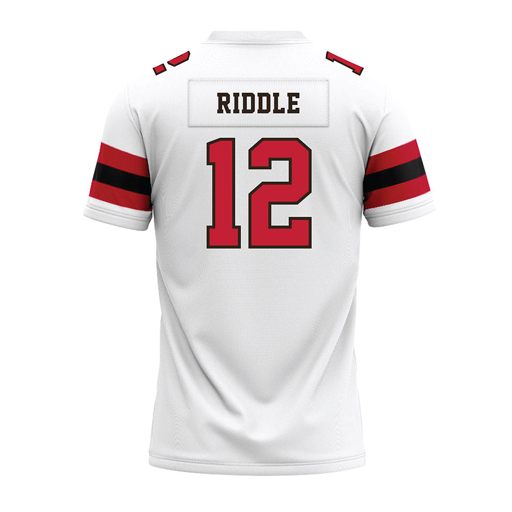 Georgia - NCAA Football : Ja Marley Riddle - White Premium Football Jersey-1
