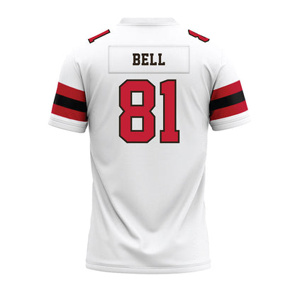 Georgia - NCAA Football : Jeremy Bell - White Premium Football Jersey-1