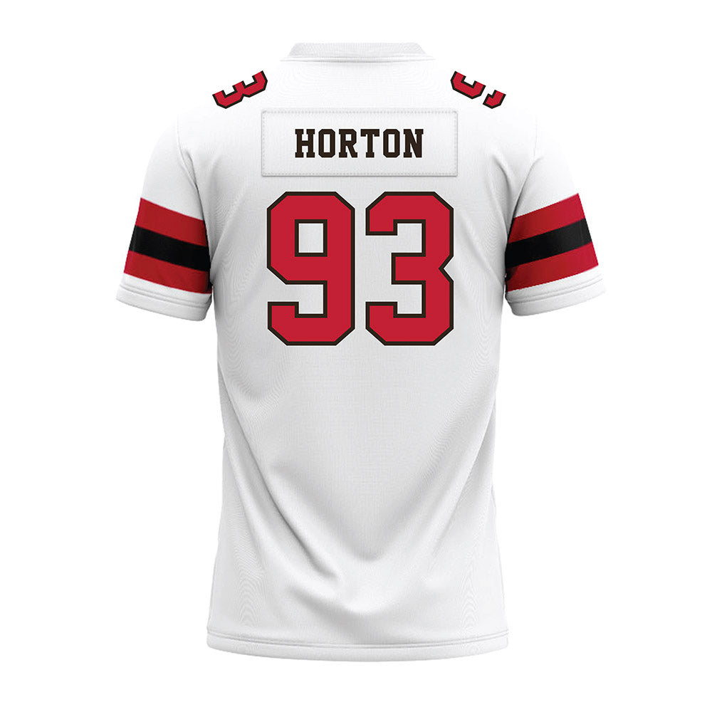 Georgia - NCAA Football : Carter Horton - White Premium Football Jersey-1