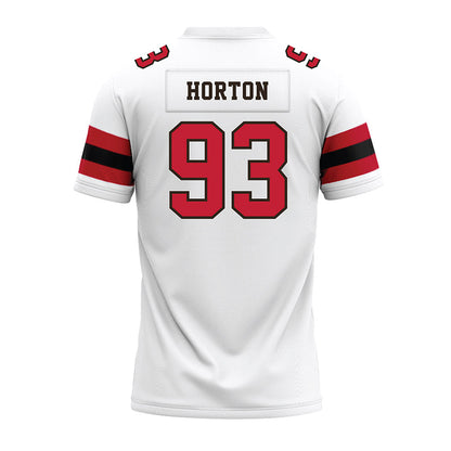 Georgia - NCAA Football : Carter Horton - White Premium Football Jersey-1