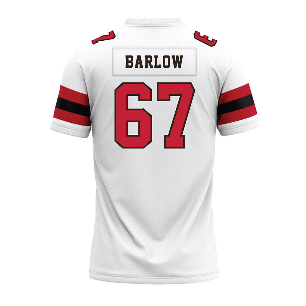 Georgia - NCAA Football : Clinton Barlow - White Premium Football Jersey-1
