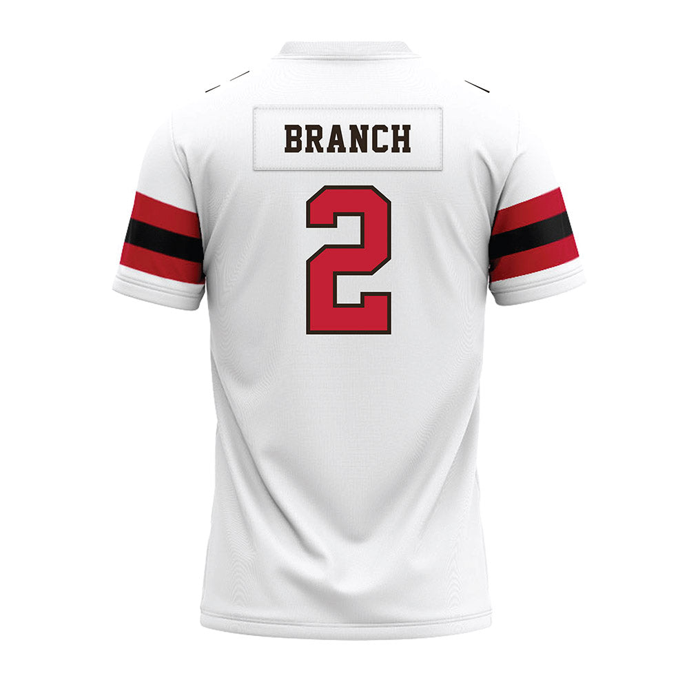 Georgia - NCAA Football : Zion Branch - White Premium Football Jersey-1