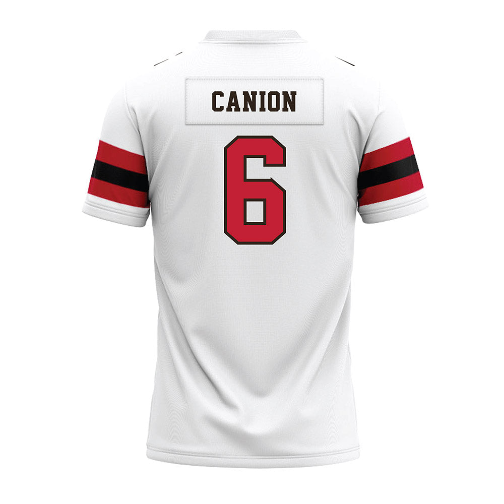 Georgia - NCAA Football : Isiah Canion - White Premium Football Jersey-1