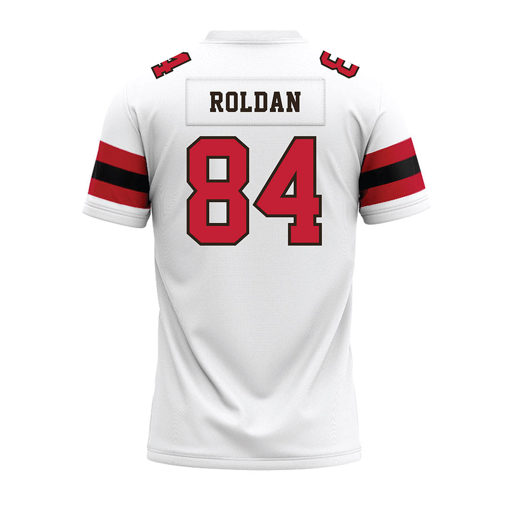 Georgia - NCAA Football : Landon Roldan - White Premium Football Jersey-1