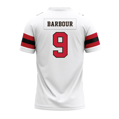 Georgia - NCAA Football : Ethan Barbour - White Premium Football Jersey-1