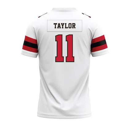Georgia - NCAA Football : Talyn Taylor - White Premium Football Jersey-1