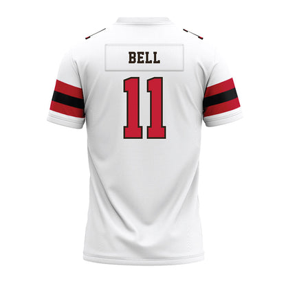 Georgia - NCAA Football : Jeremy Bell - White Premium Football Jersey-1