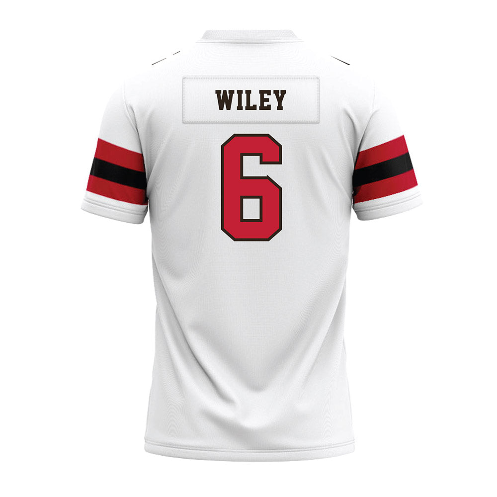 Georgia - NCAA Football : CJ Wiley - White Premium Football Jersey-1