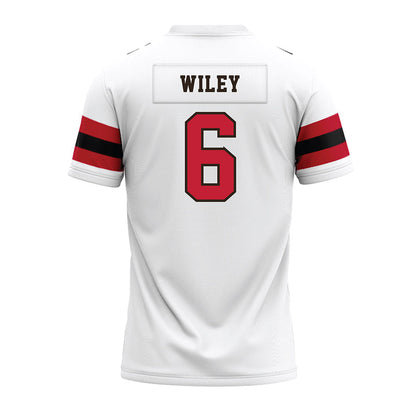 Georgia - NCAA Football : CJ Wiley - White Premium Football Jersey-1